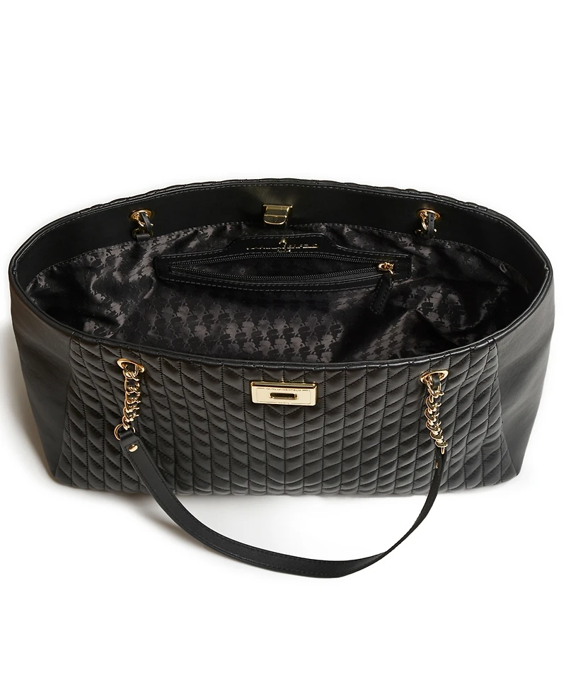 Karl Lagerfeld Paris Agyness Mini Turnlock Tote Bag