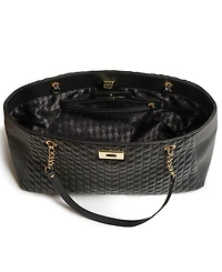 Karl Lagerfeld Paris Agyness Mini Turnlock Tote Bag