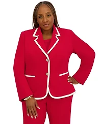 Kasper Women's Two-Button Long-Sleeve Jacket