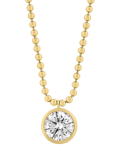 Effy Collection Certified Lab Grown Diamond Necklace (2 ct. t.w.) in 14k Yellow Gold