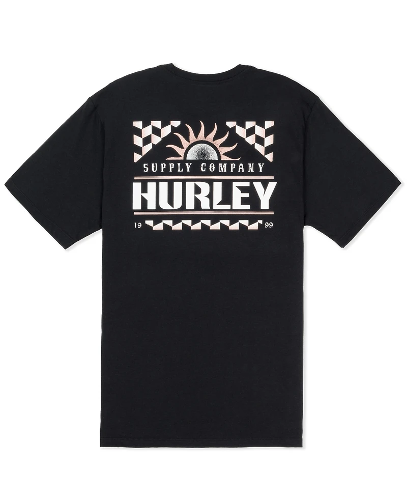Hurley Men's The Rise Short-Sleeve Crewneck T-Shirt