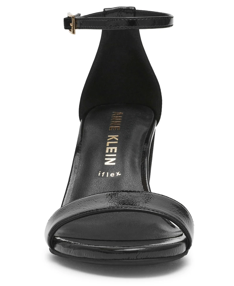 Anne Klein Women's Kourtney Two Piece Block Heel Dress Sandals