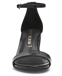 Anne Klein Women's Kourtney Two Piece Block Heel Dress Sandals