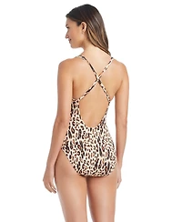 Bleu by Rod Beattie Women's What's The Mix Printed Swimsuit