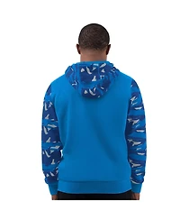 Starter Men's Powder Blue Los Angeles Chargers Thursday Night Gridiron Full-Zip Hoodie