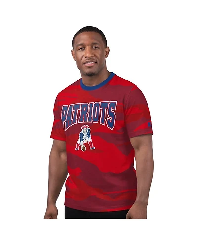Starter Men's Red New England Patriots Thursday Night Gridiron Classics Vintage Logo T-Shirt