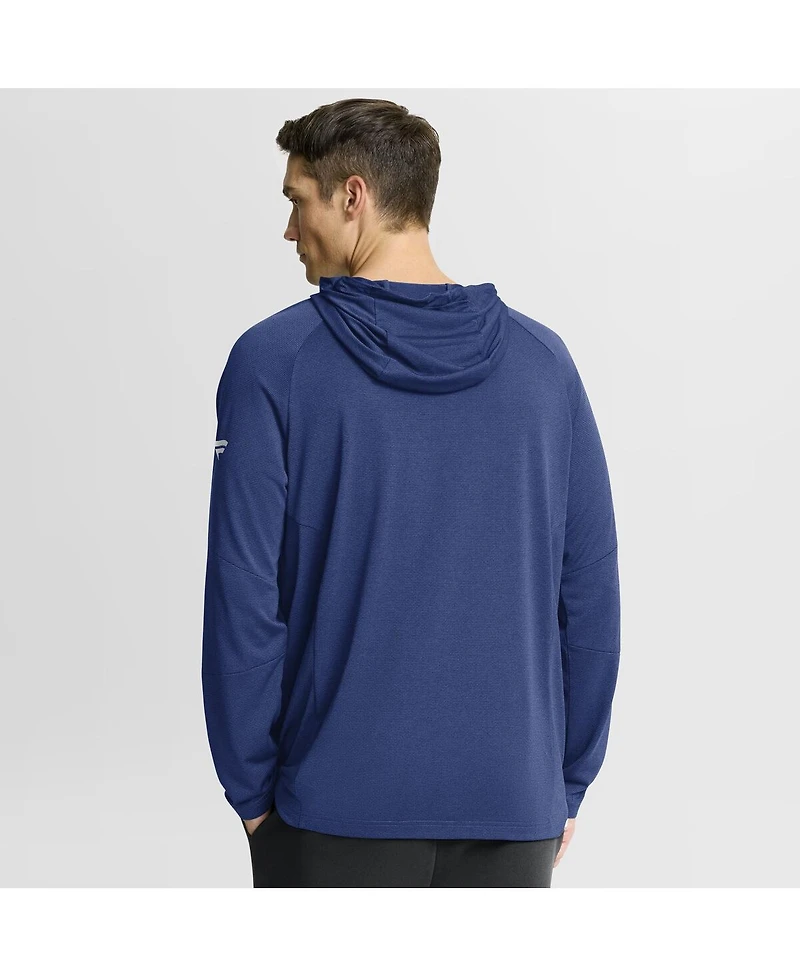 Fanatics Men's Blue Tampa Bay Lightning Authentic Pro Rink Raglan Hoodie