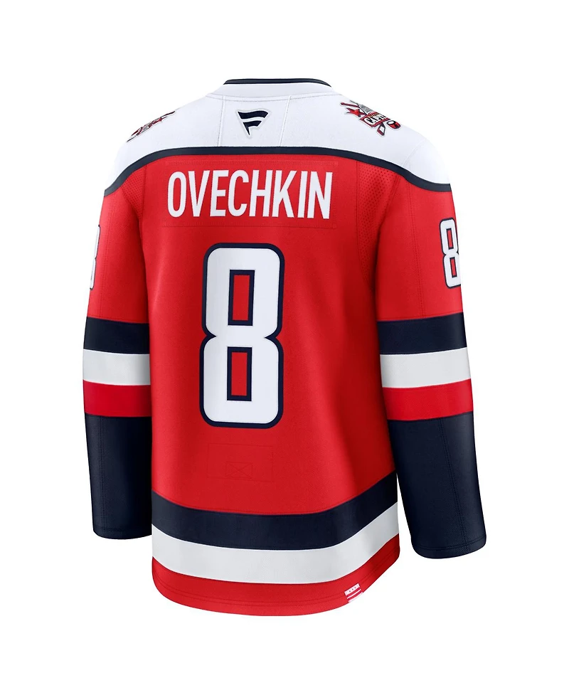 Fanatics Men's Alexander Ovechkin Red Washington Capitals Alternate Premium Player Jersey