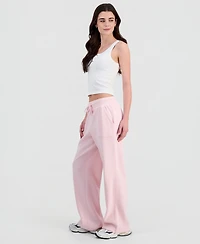 Sincerely Jules Juniors' High-Rise Wide-Leg Pants