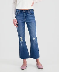 Celebrity Pink Juniors' Mid-Rise Cropped Kick-Flare Jeans