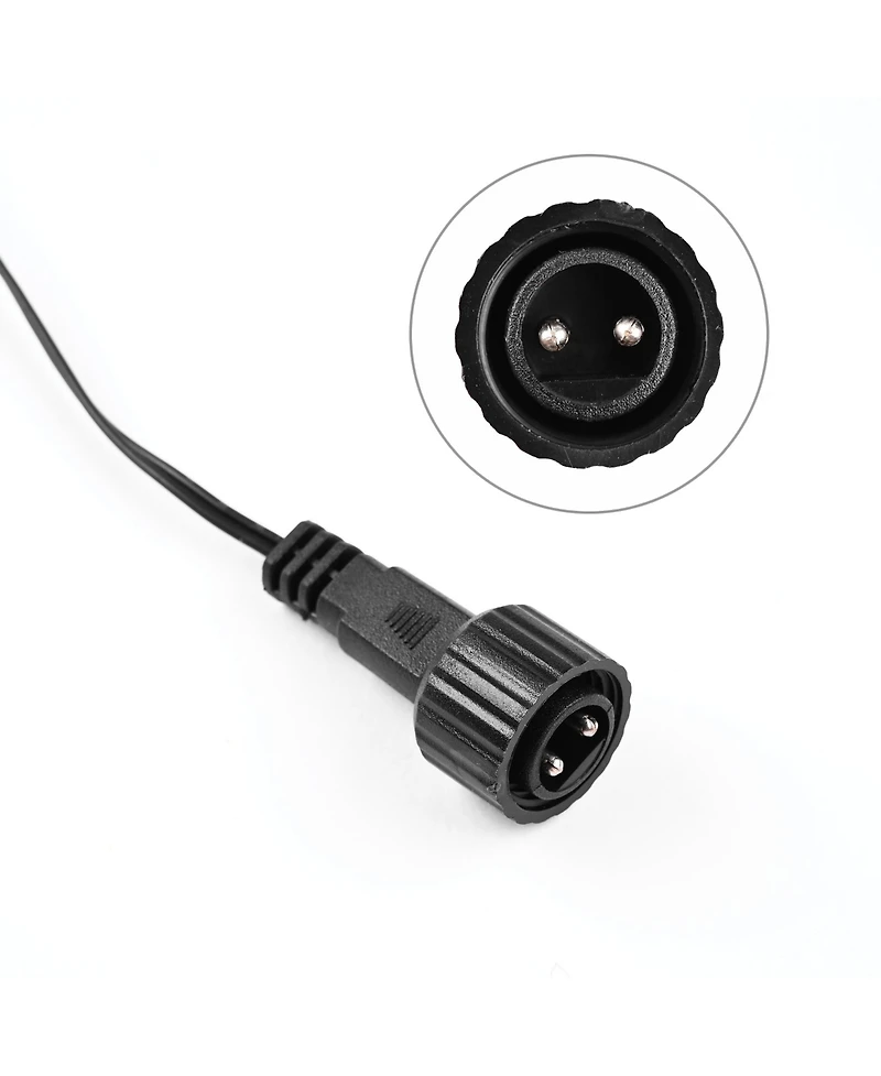 DELight 20 Ft Extension Cord for Led Tree String Lights 14 Awg Male to Female