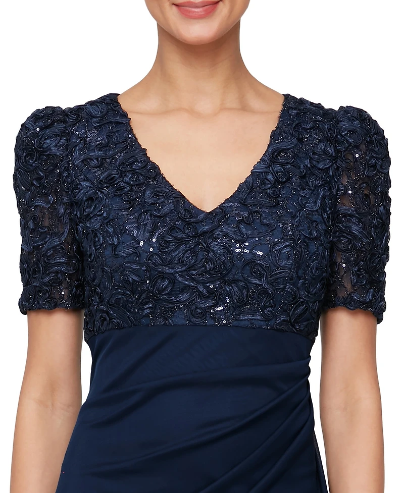 Alex Evenings Petite Empire Waist Dress