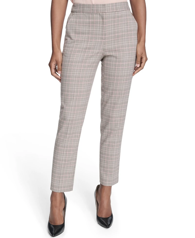 Tommy Hilfiger Women's Plaid Sloane Ankle Pants