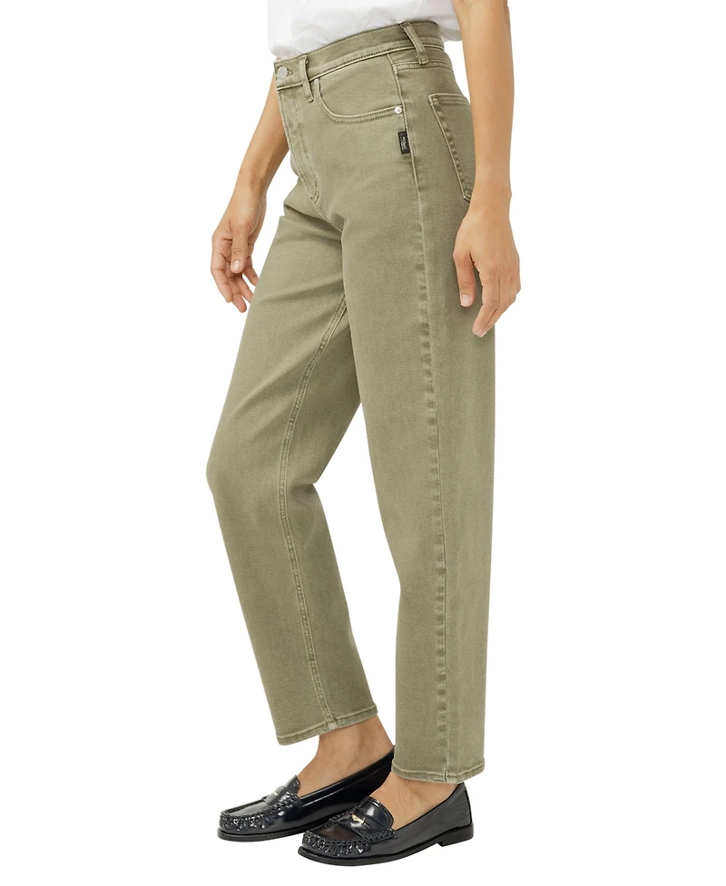 Silver Jeans Co. Women's High Rise Slim Barrel Leg