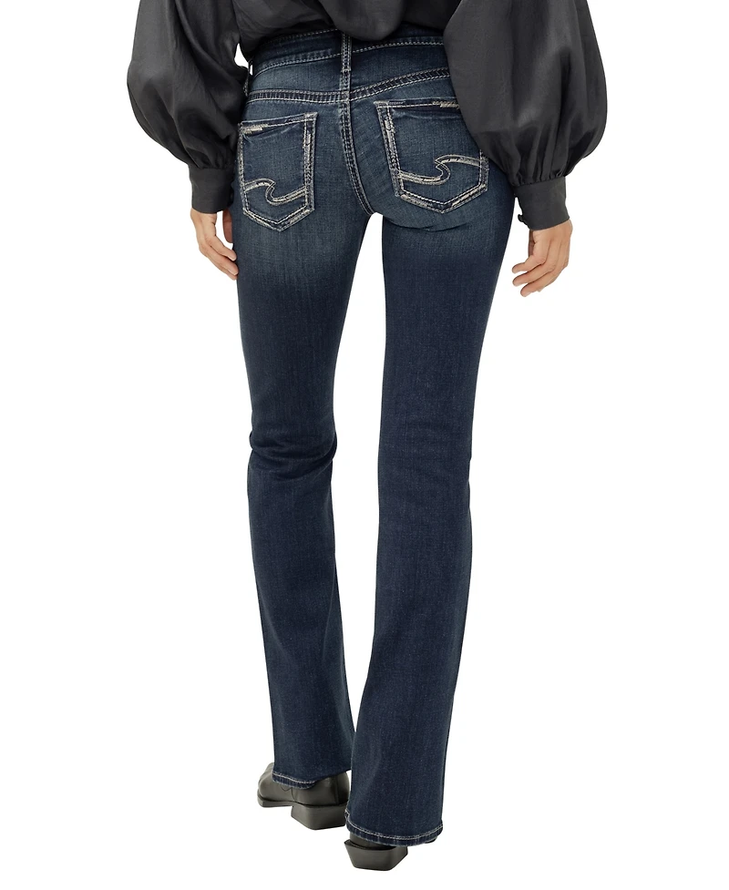 Silver Jeans Co. Women's Britt Low Rise Curvy Fit Bootcut