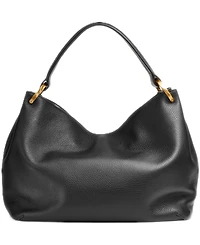 Donna Karan New York Glenwood Leather Shoulder with Tassel Detail