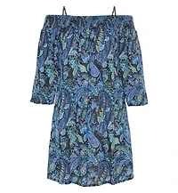 Lascana Women's Off The Shoulder Patterned Dress