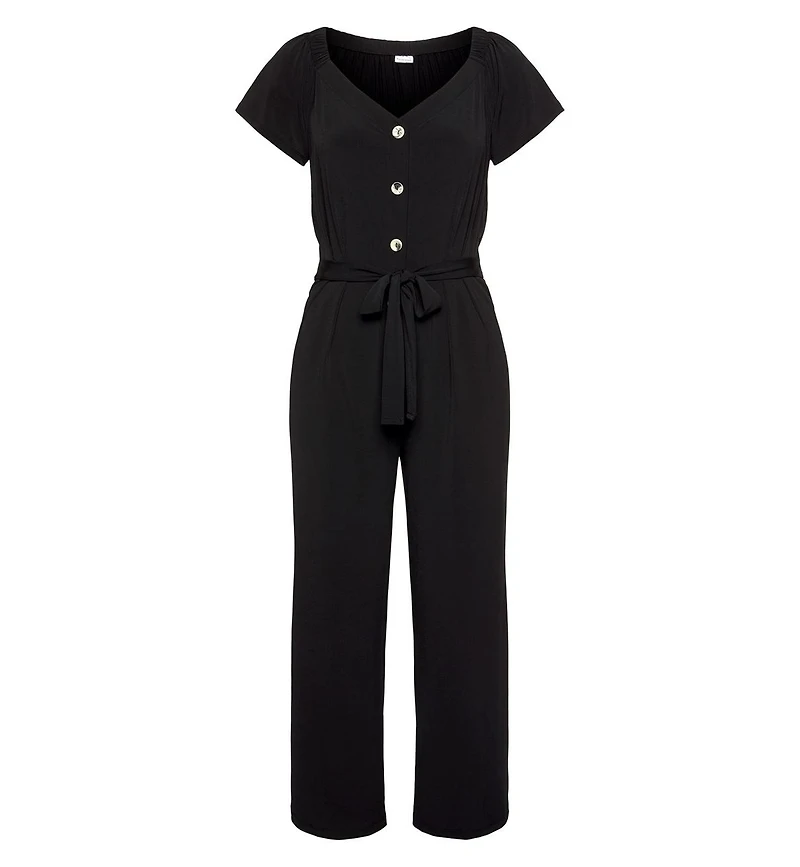 Lascana Women's Button Detail Jumpsuit