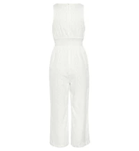 Lascana Women's Sleeveless Eyelet Jumpsuit