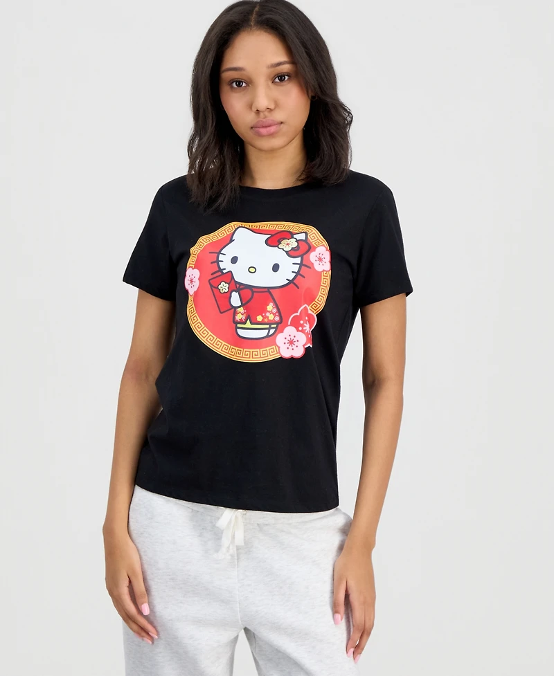 Grayson Threads, The Label Juniors' Hello Kitty Graphic T-Shirt