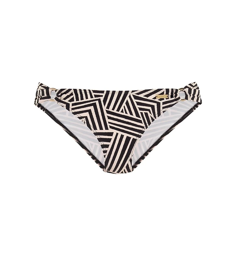 Lascana Women's Geometric Print Classic Bikini Swimsuit Bottom