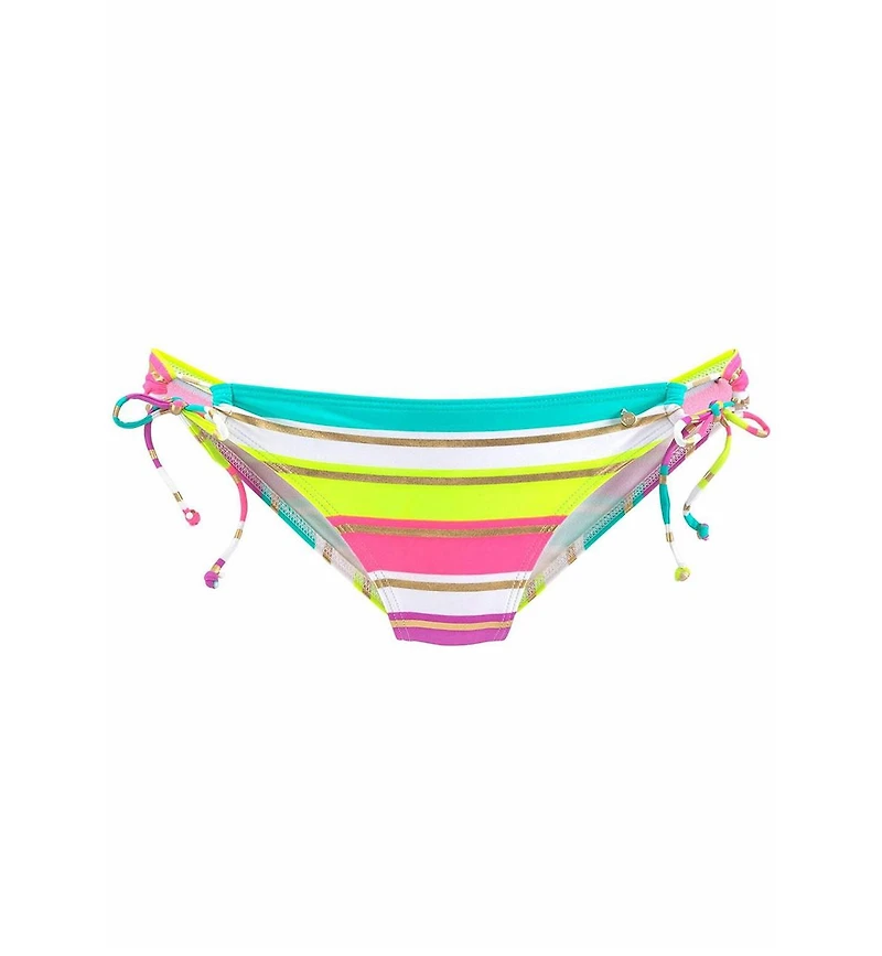Lascana Women's Striped Classic Bikini Swimsuit Bottom