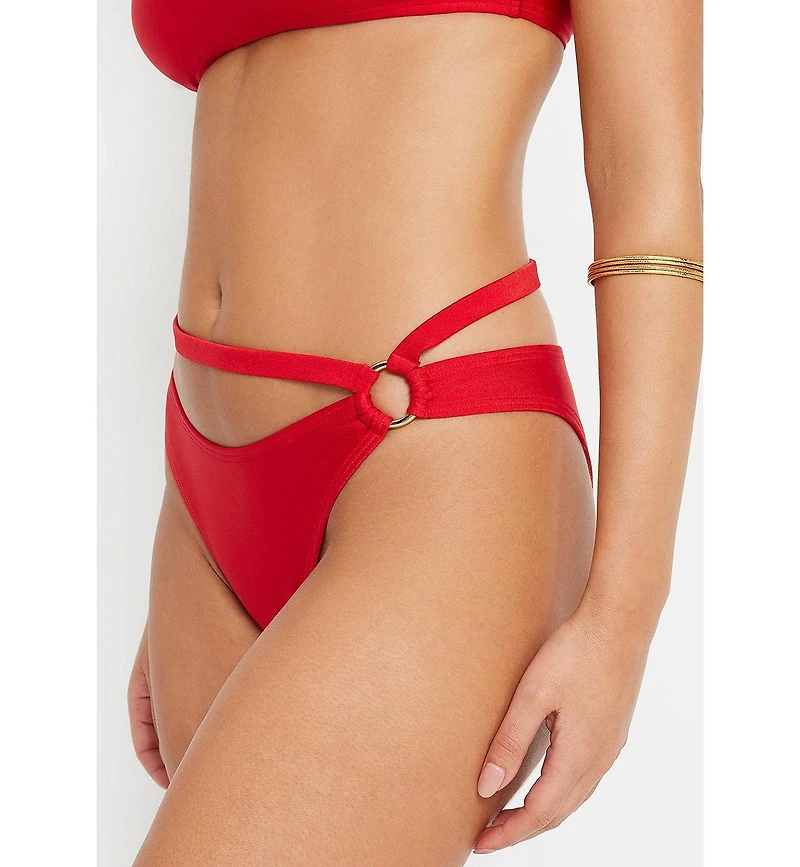 Lscn by Lascana Women's Strappy O-Ring Bikini Swimsuit Bottom