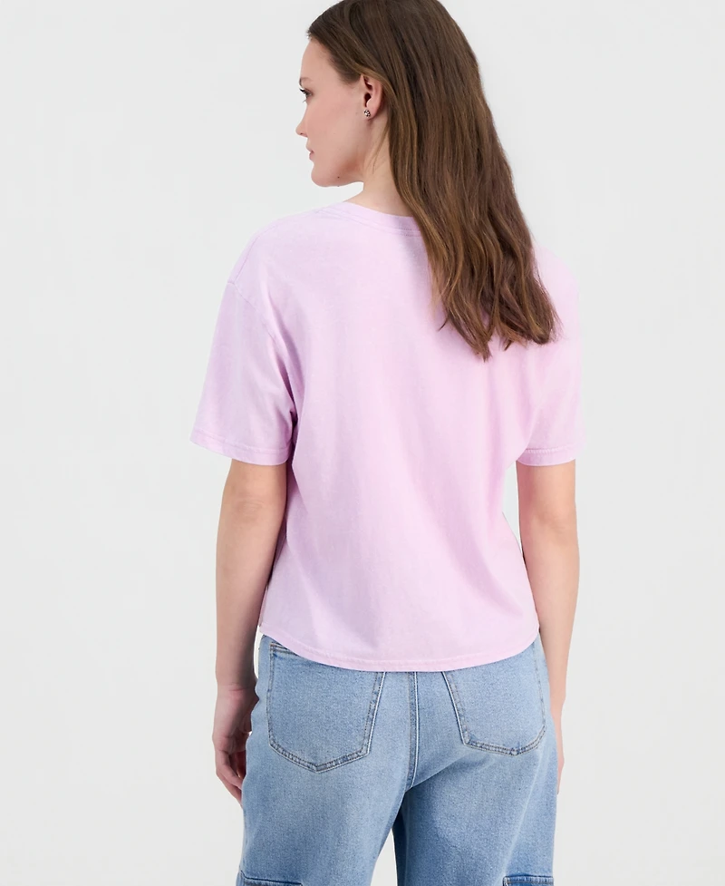 Rebellious One Juniors' Puppy Love Short-Sleeve T-Shirt