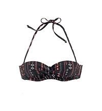 Lascana Women's Pattern Bandeau Bikini Swimsuit Top Bra Sizing