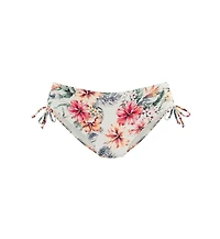 Lascana Women's Tropical Print Mid Rise Bikini Swimsuit Bottom