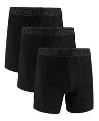 Under Armour Men's 3-Pack Performance Tech Solid 6" Boxer Briefs