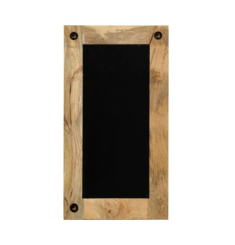 vidaXL Mirror Solid Mango Wood 19.7"x43.3"