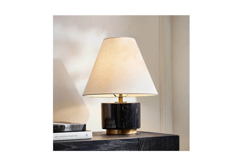 Z Gallerie Arden Travertine Table Lamp