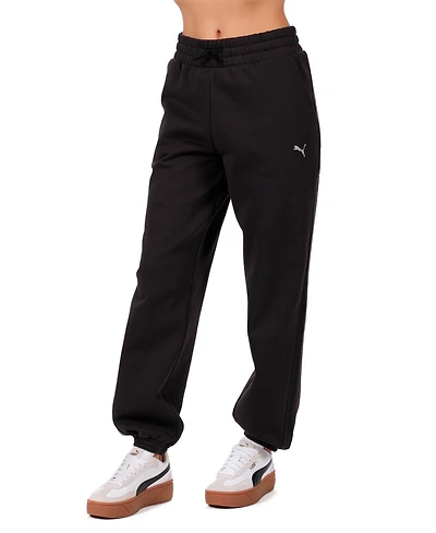 Puma Women's Essential Elevated Satin Regular Fit Sweatpants