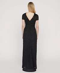 Js Collections Women's Inaya Column Collared Gown