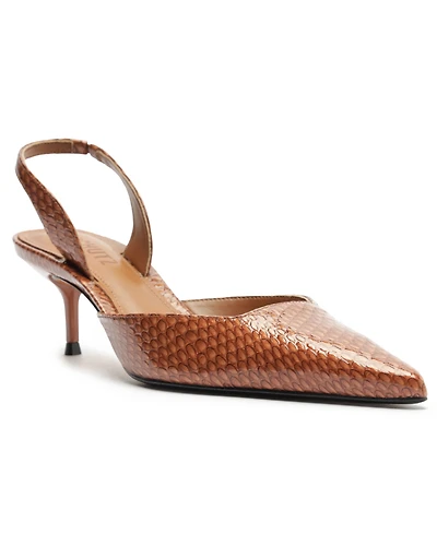 Schutz Women Paola Mid Pointed Heel Pumps