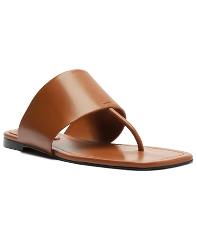 Schutz Women's Martha Square Toe Flat Sandals