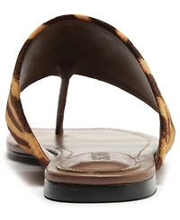 Schutz Women's Martha Square Toe Flat Sandals