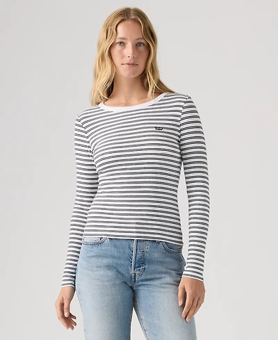 Levi's Women's Hayes Clara Strip Long Sleeve Top