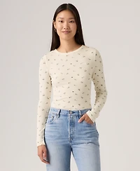 Levi's Women's Hayes Clara Strip Long Sleeve Top