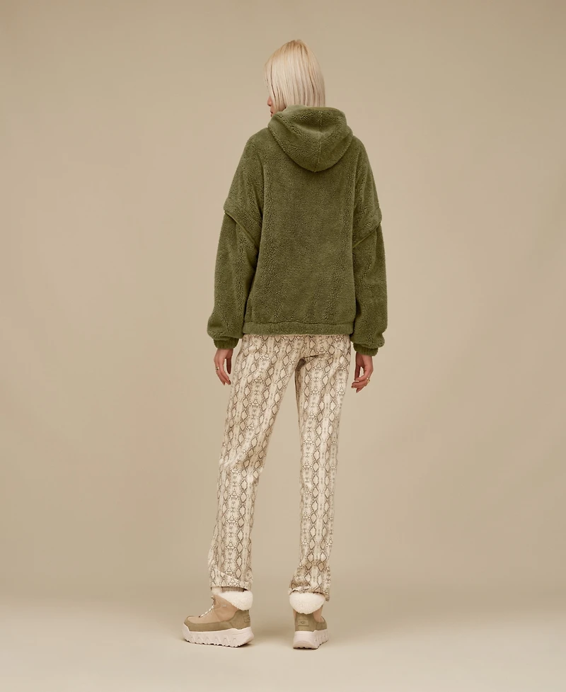 Ugg Women's Mariella Fluff Stand Collar Zip Hoodie