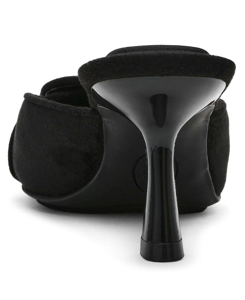 Anne Klein Women's Akcassia Snip Toe Kitten Heel Slip-On Mules