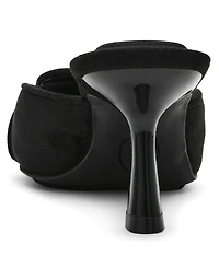 Anne Klein Women's Akcassia Snip Toe Kitten Heel Slip-On Mules