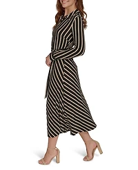 Tommy Hilfiger Women's Collared Midi Shirtdress