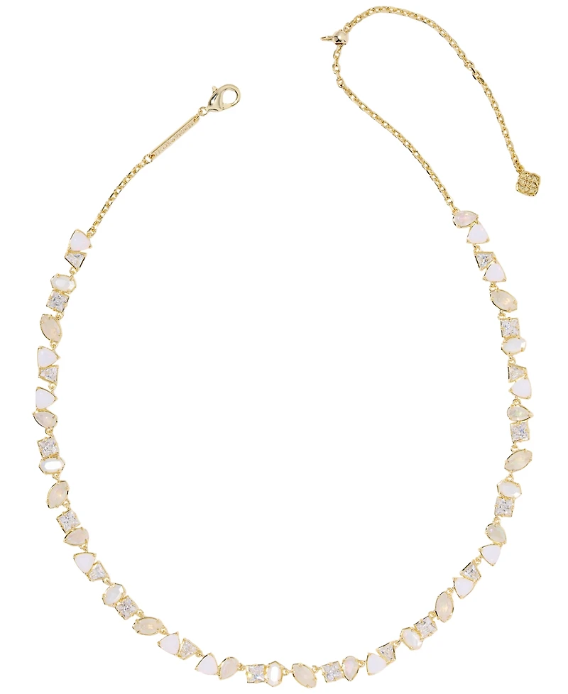 Kendra Scott Malachite Isabelle Tennis Necklace