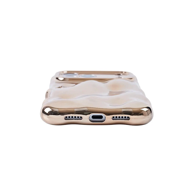 Auramma Gold Bubbles iPhone17 Pro Max Case