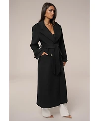 Jluxlabel Women's Empire Longline Coat