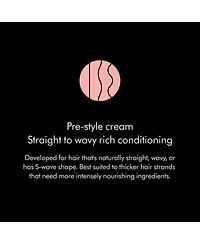 Dyson Chitosan Pre-style cream travel mini, Straight to wavy, Rich conditioning, 30mL