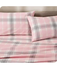 Bare Home Printed Cotton Flannel Sheet Set
