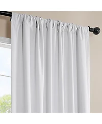 Half Price Drapes Ravello Burnout Velvet Room Darkening Curtain